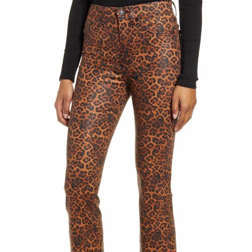 SOLD NWT 7 for all Mankind leopard “jeans”